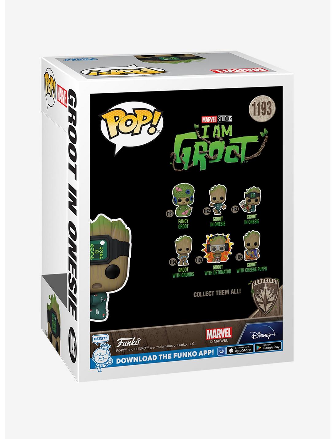 Funko Pop! Marvel I Am Groot Groot in Onesie Vinyl