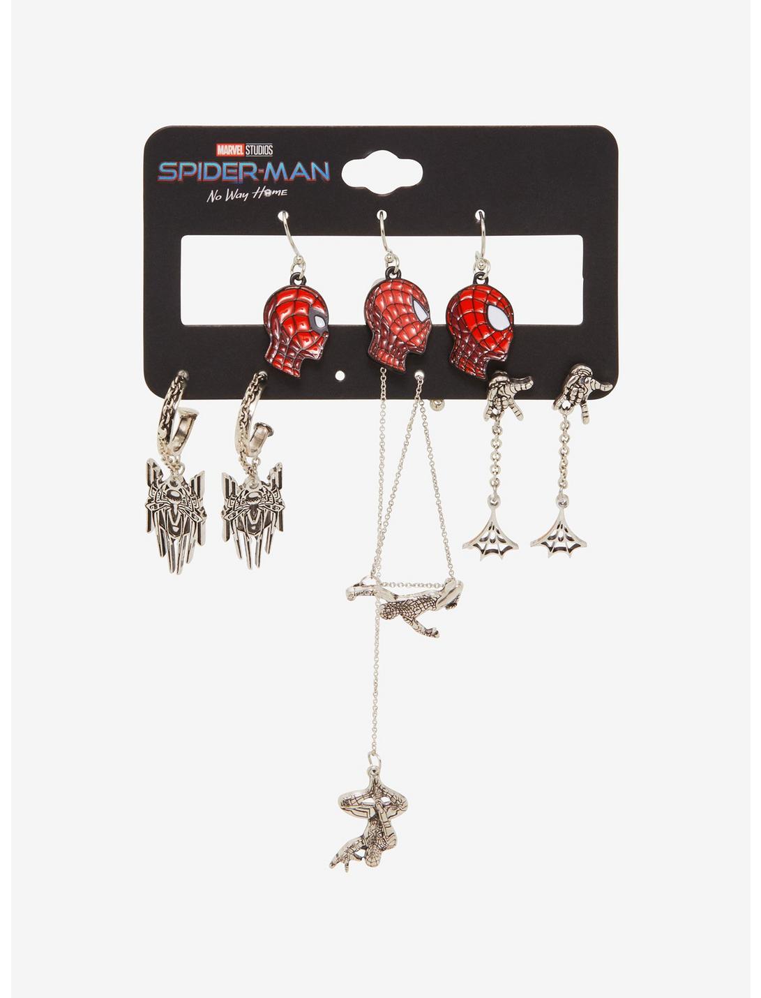 Spider Man Set De Aretes Hombre Araña