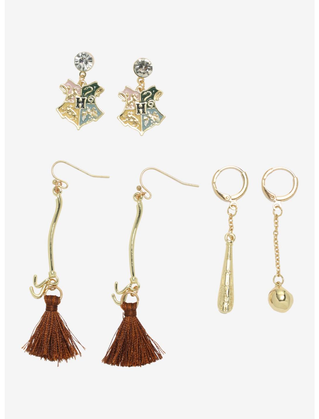 Harry Potter Hogwarts Quidditch Set De Aretes