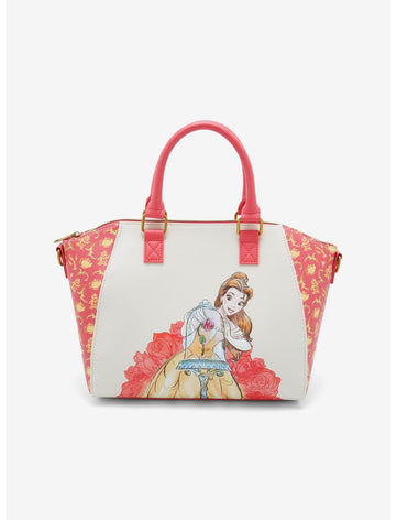 La Bella Y La Bestia Bolsa Rosa Satchel