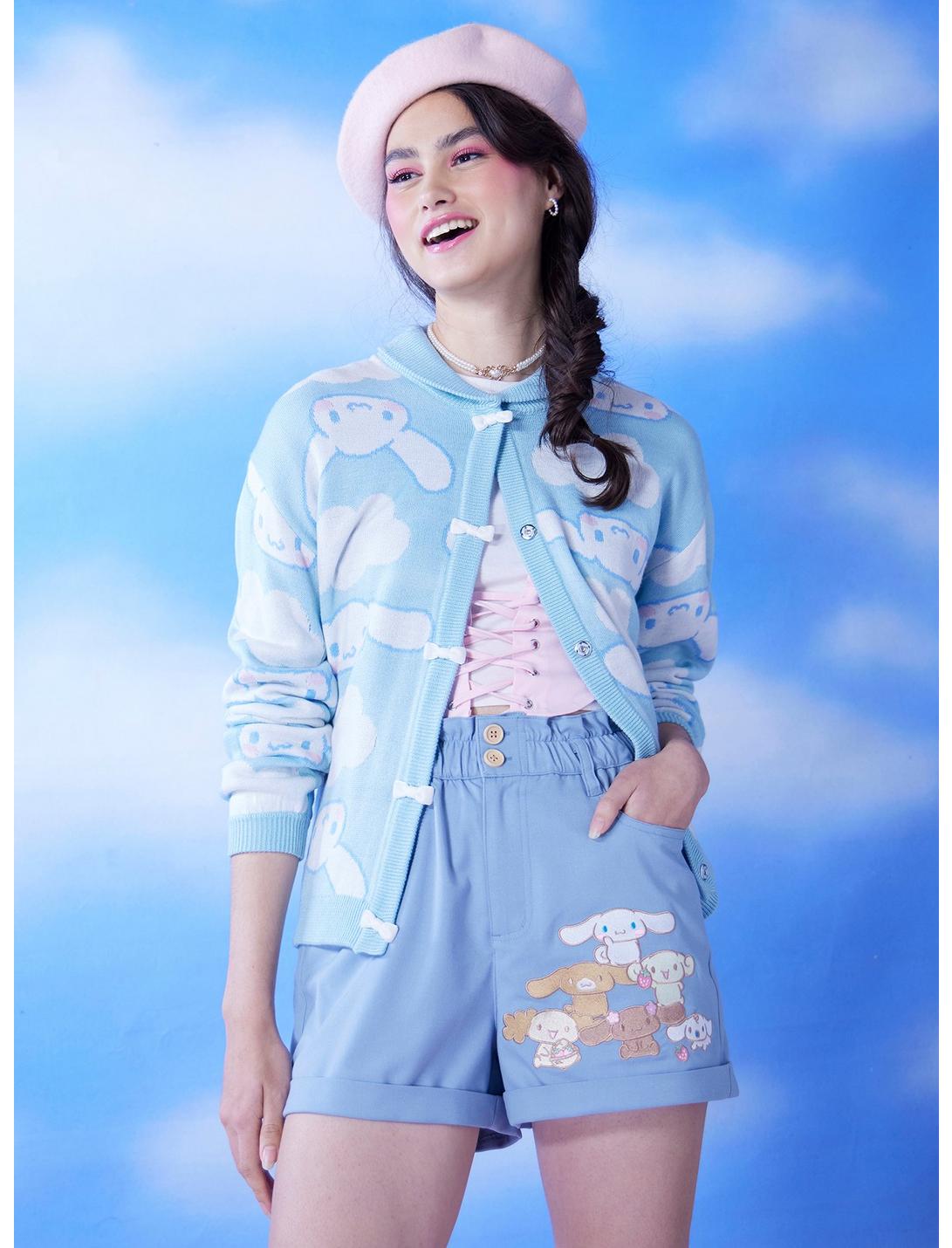 Cinnamoroll Family Paper Bag Shorts