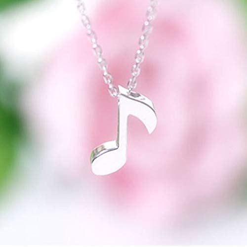 Collar Nota Musical Plata