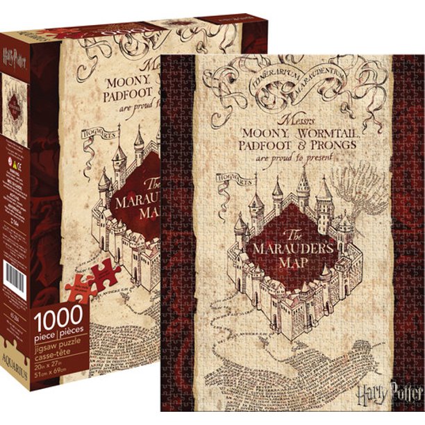 Harry Potter Rompecabezas Mapa Del Merodeador 1000 pz