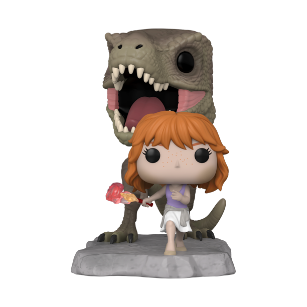 Jurassic Park Funko PopMovie Moment: Jurassic World - Claire Con Flare PRE ORDEN