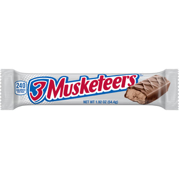 3 Musketeers Candy Milk Chocolate Bar, 1.92 oz