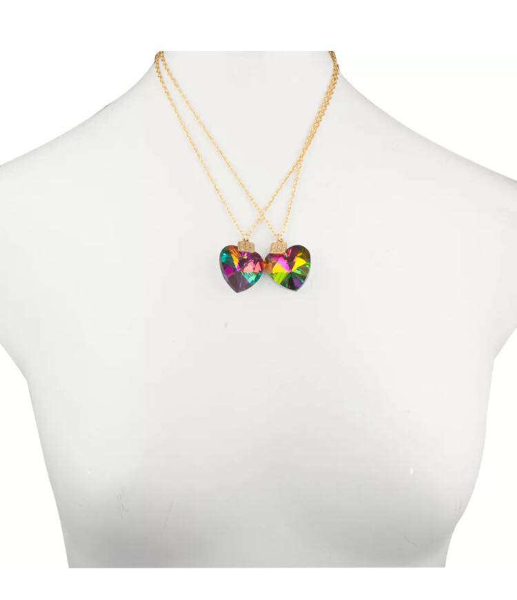 Collar De La Amistad Corazones Swarovzki