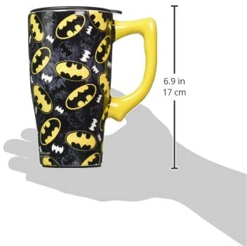 Batman Taza De Viaje Amarilla