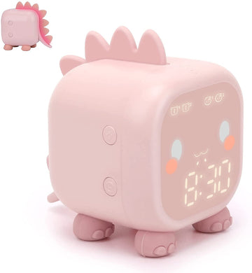 Dinosaurio Reloj Despertador Kawaii Luz