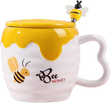 Abeja Taza Y Cuchara Miel