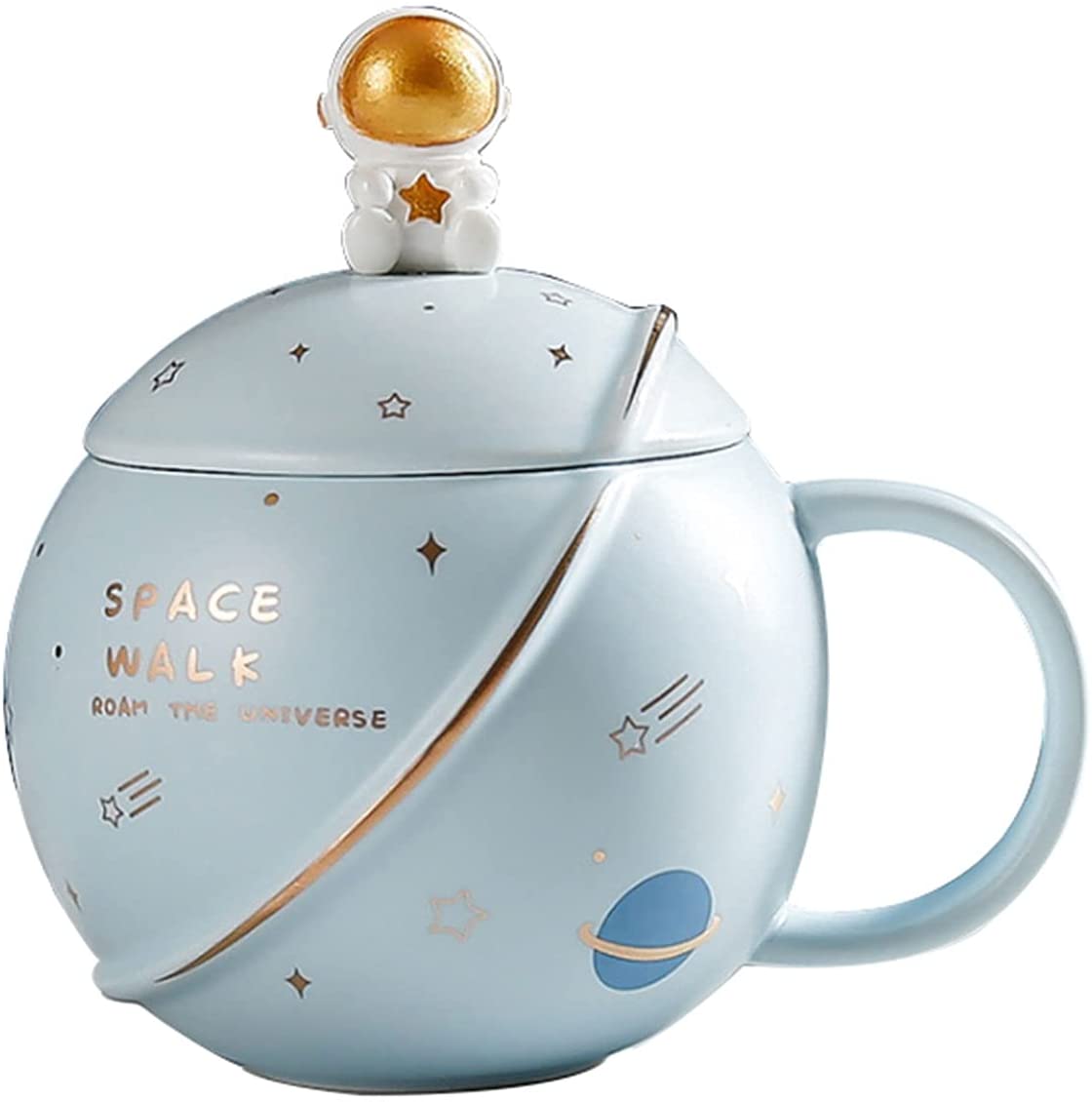 Astronauta Taza Y Cuchara Universo Espacio Space Walk