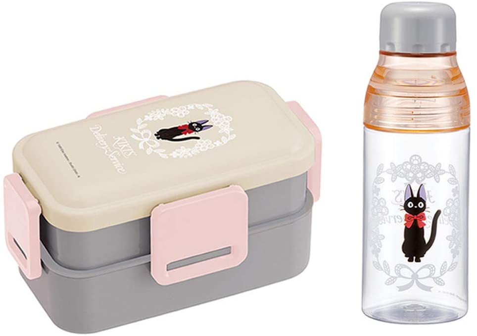 Estudio Ghibli Kikis Delivery Termo Y Lonchera Bento Box