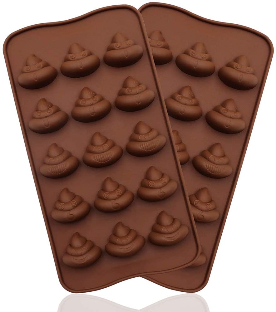 Moldes Silicona Emoji Popo Cocina Reposteria
