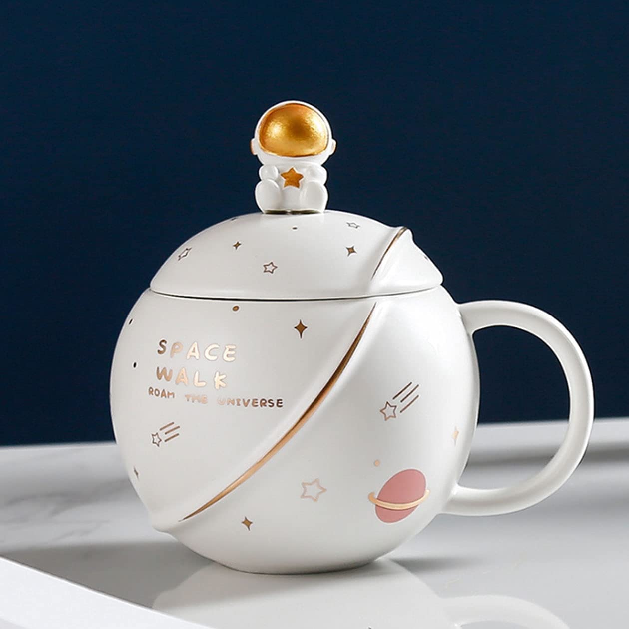 Astronauta Taza Y Cuchara Universo Espacio Space Walk
