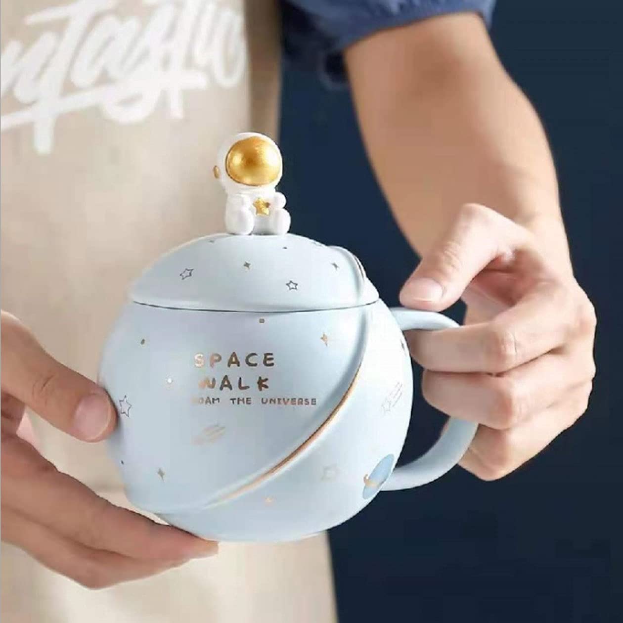 Astronauta Taza Y Cuchara Universo Espacio Space Walk