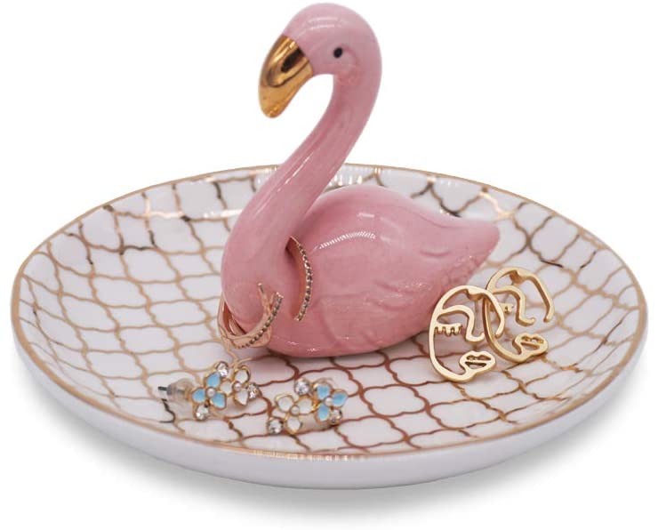Joyero Flamingo Ceramica