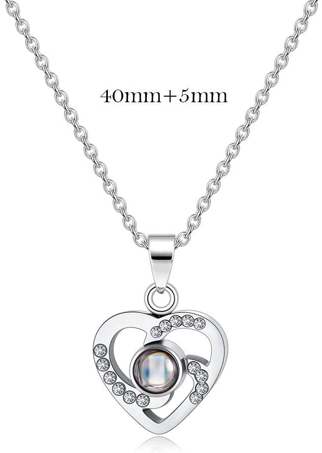 Collar Personalizado Con Foto Proyeccion Te amo