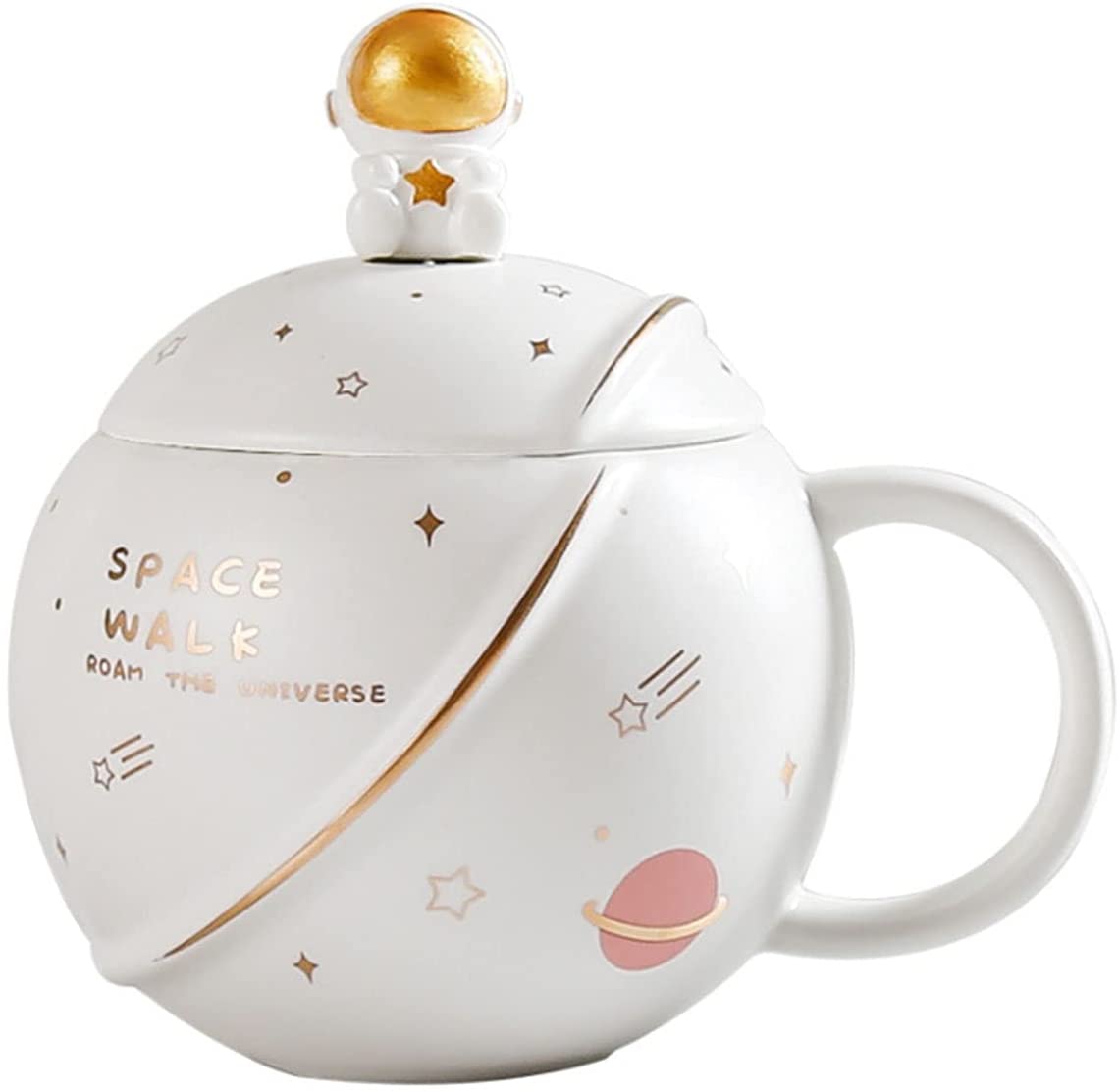 Astronauta Taza Y Cuchara Universo Espacio Space Walk