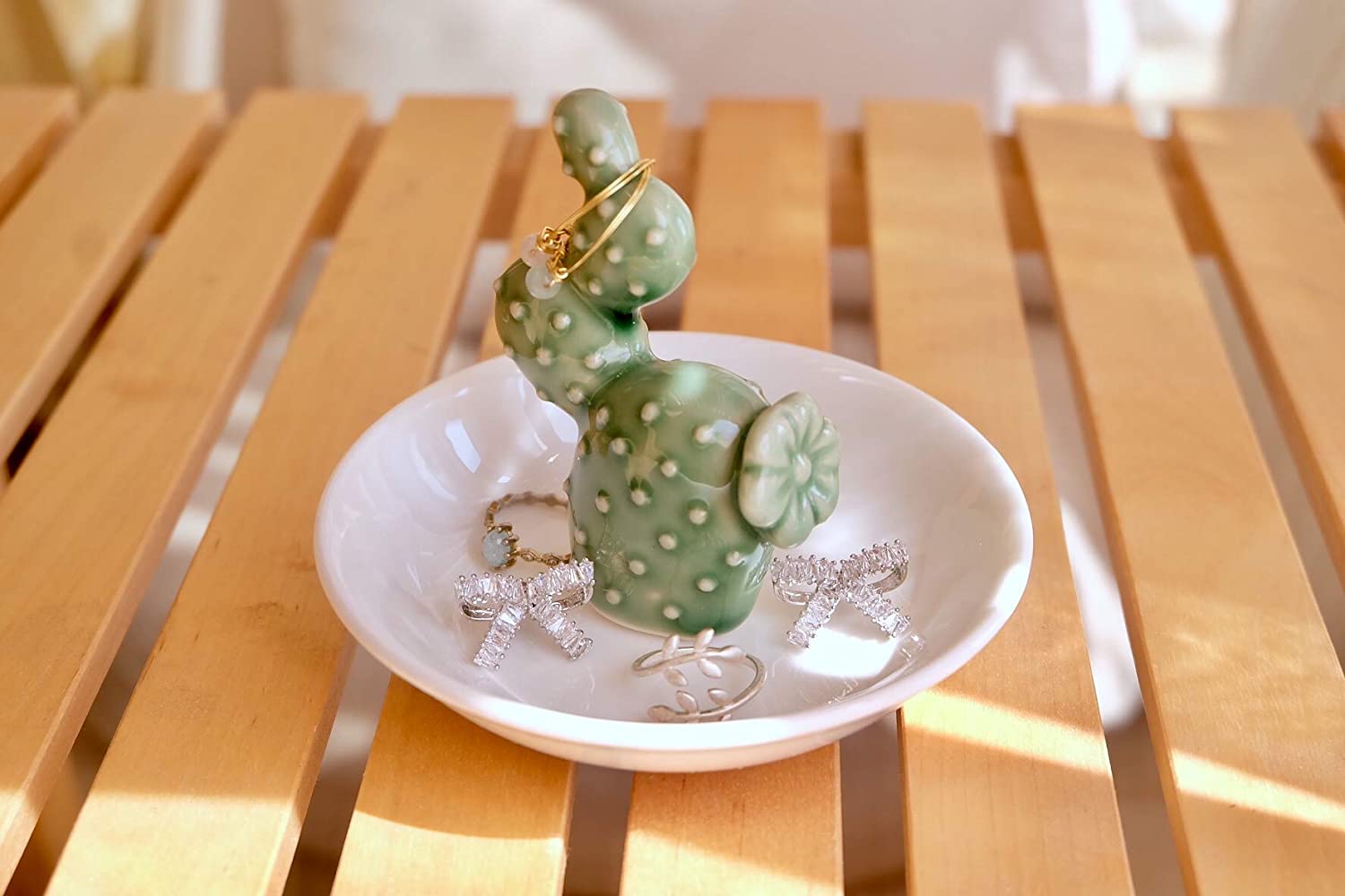 Joyero Cactus Ceramica