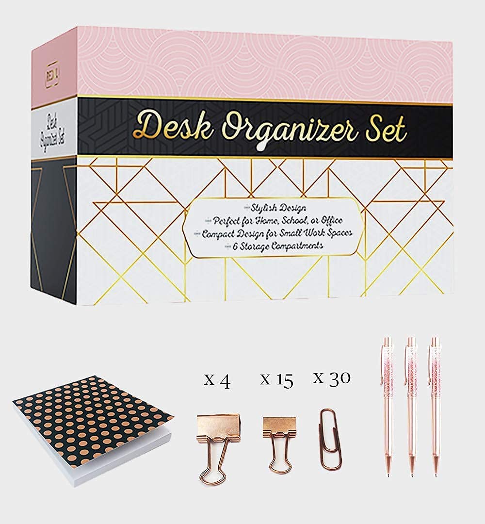 Set De Oficina Papeleria Organizador De Escritorio