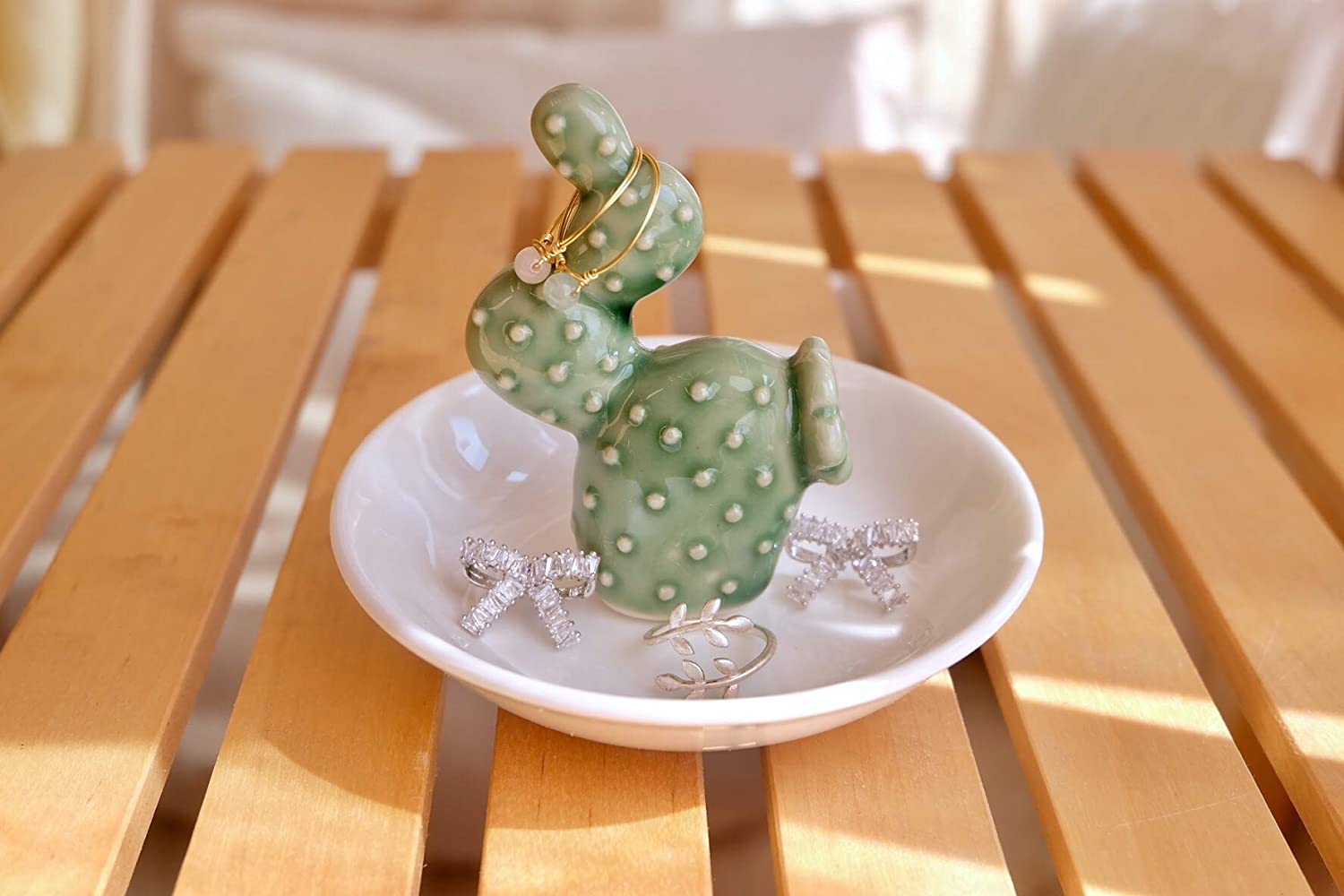 Joyero Cactus Ceramica