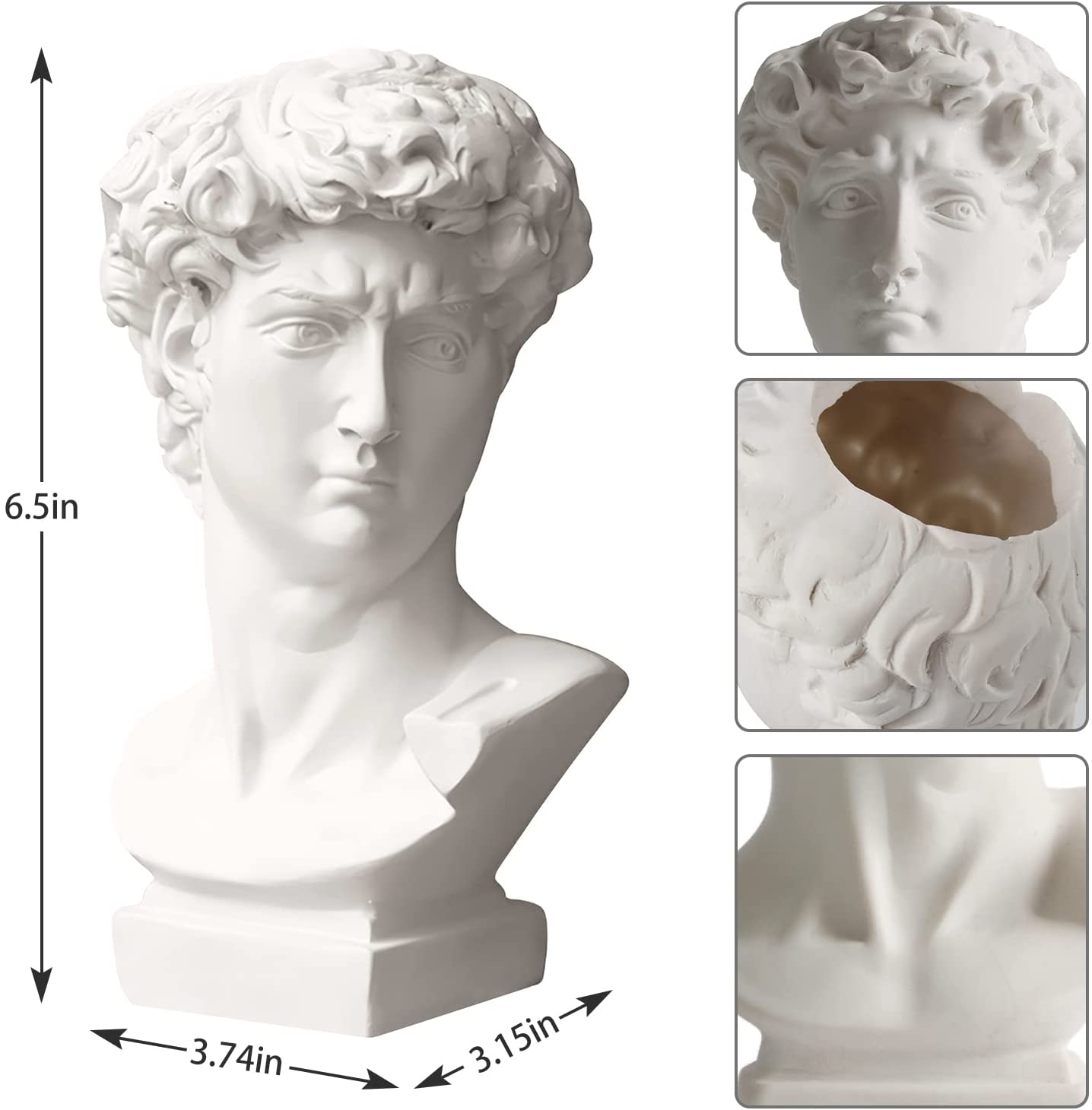 Soporte Lapices, Maquillaje Estatua Decoracion