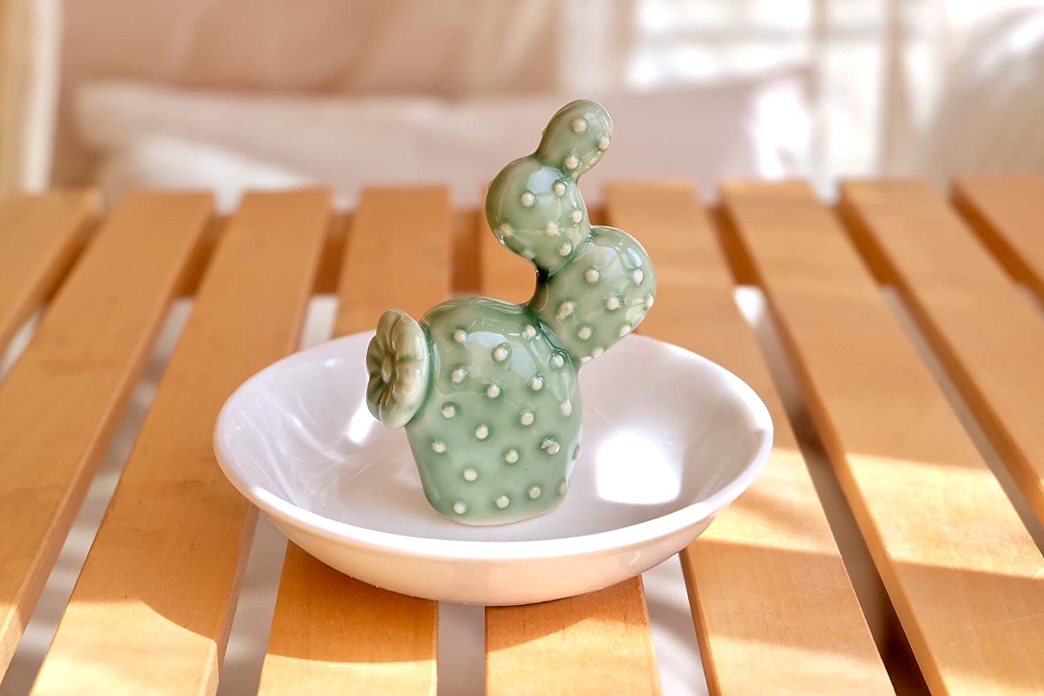 Joyero Cactus Ceramica