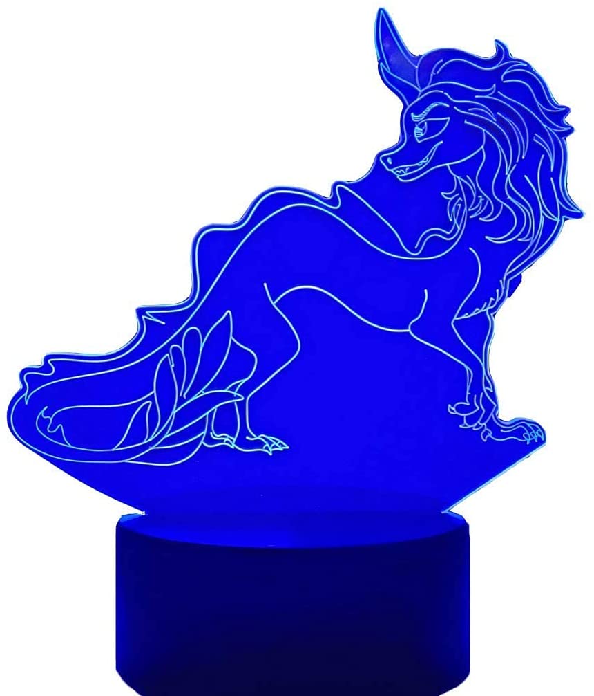 Raya Y El Ultimo Dragon Lampara 3D