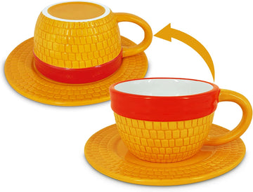 One Piece Taza Sombrero Con Plato