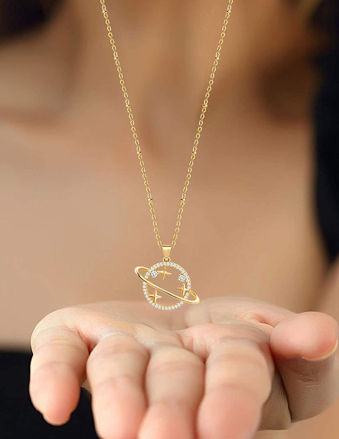 Galaxia Collar Saturno Estrella