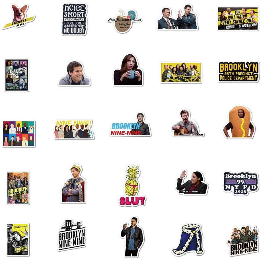 Brooklyn 99 Set De Calcamonias