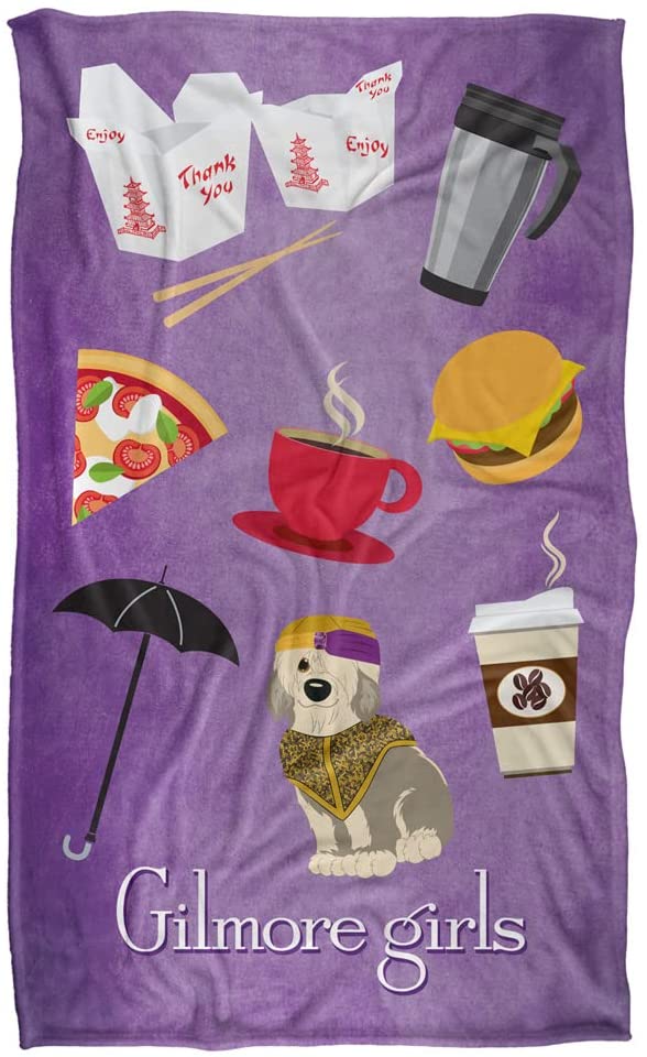 Gilmore Girls Cobija Iconos Morado