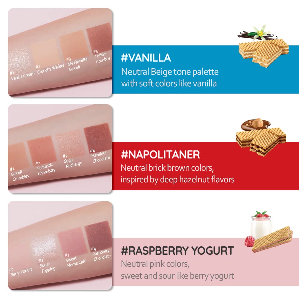 Paleta De Sombras Galleta Waffle Etude X Loacker