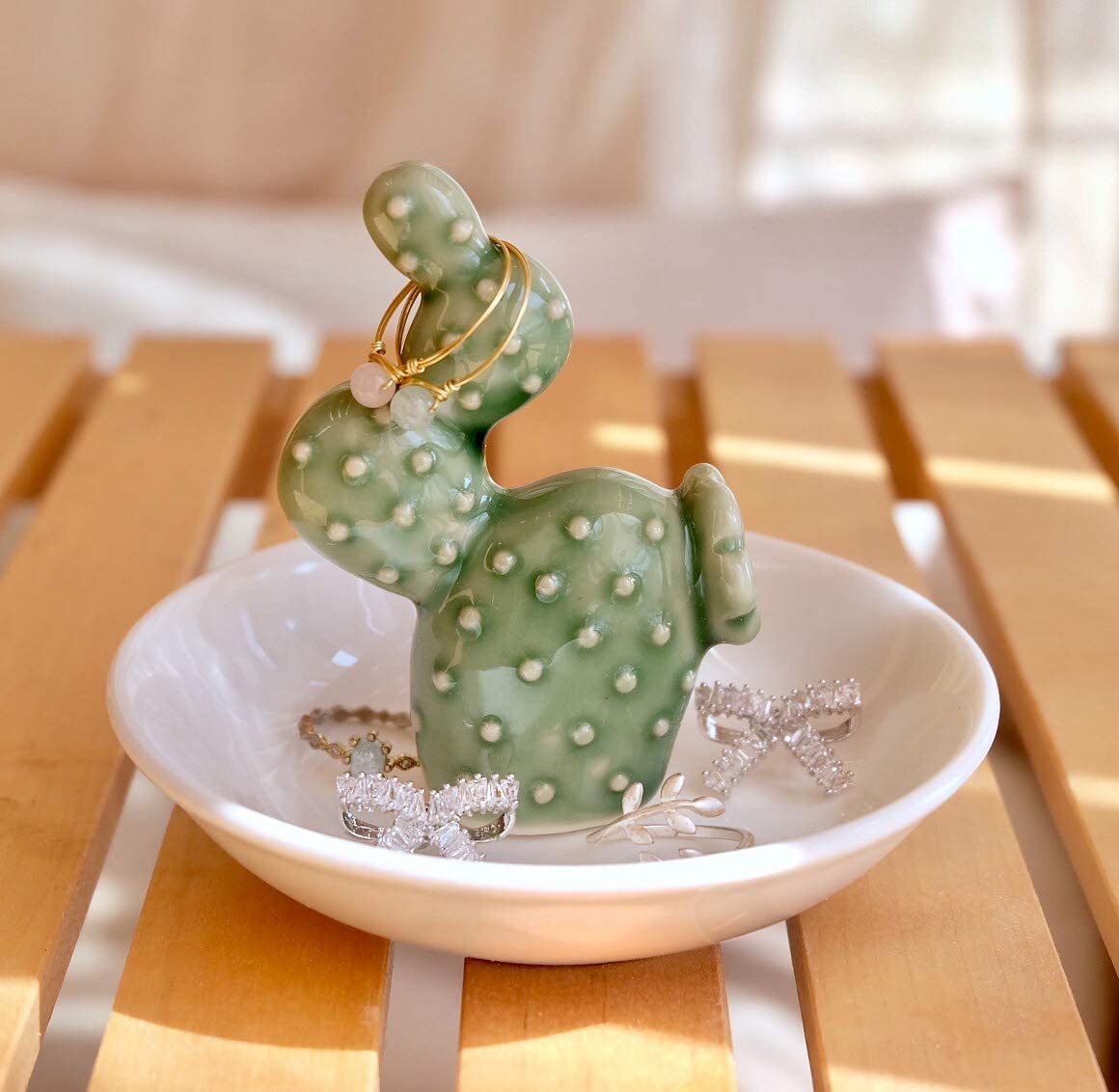 Joyero Cactus Ceramica