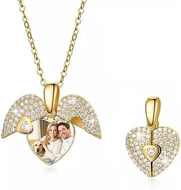 Collar Personalizado Relicario Con Foto Corazon