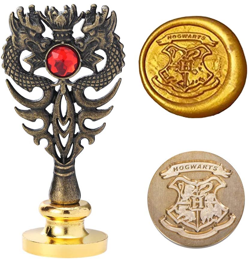Harry Potter Hogwarts Set De Sello y Pluma