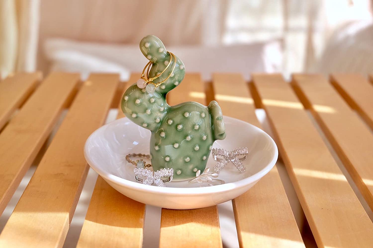 Joyero Cactus Ceramica