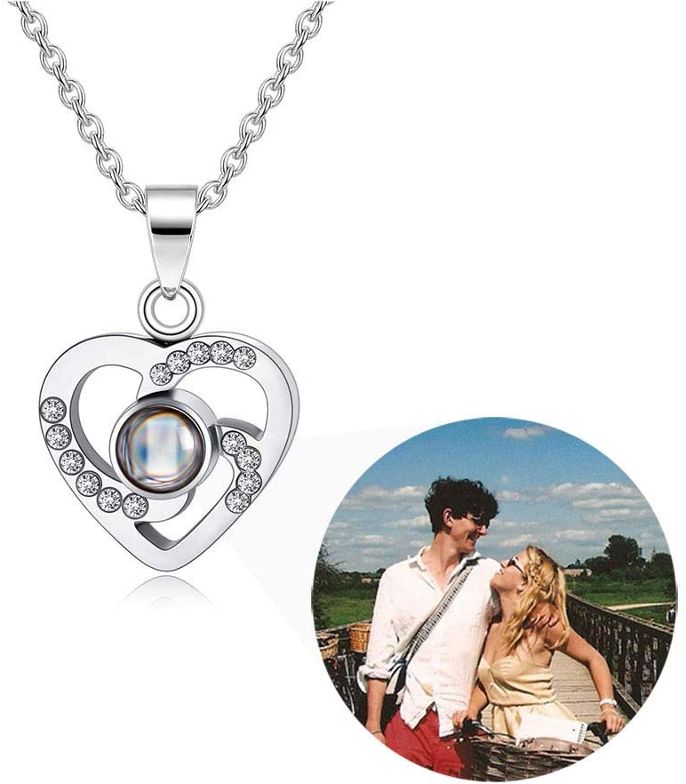 Collar Personalizado Con Foto Proyeccion Te amo