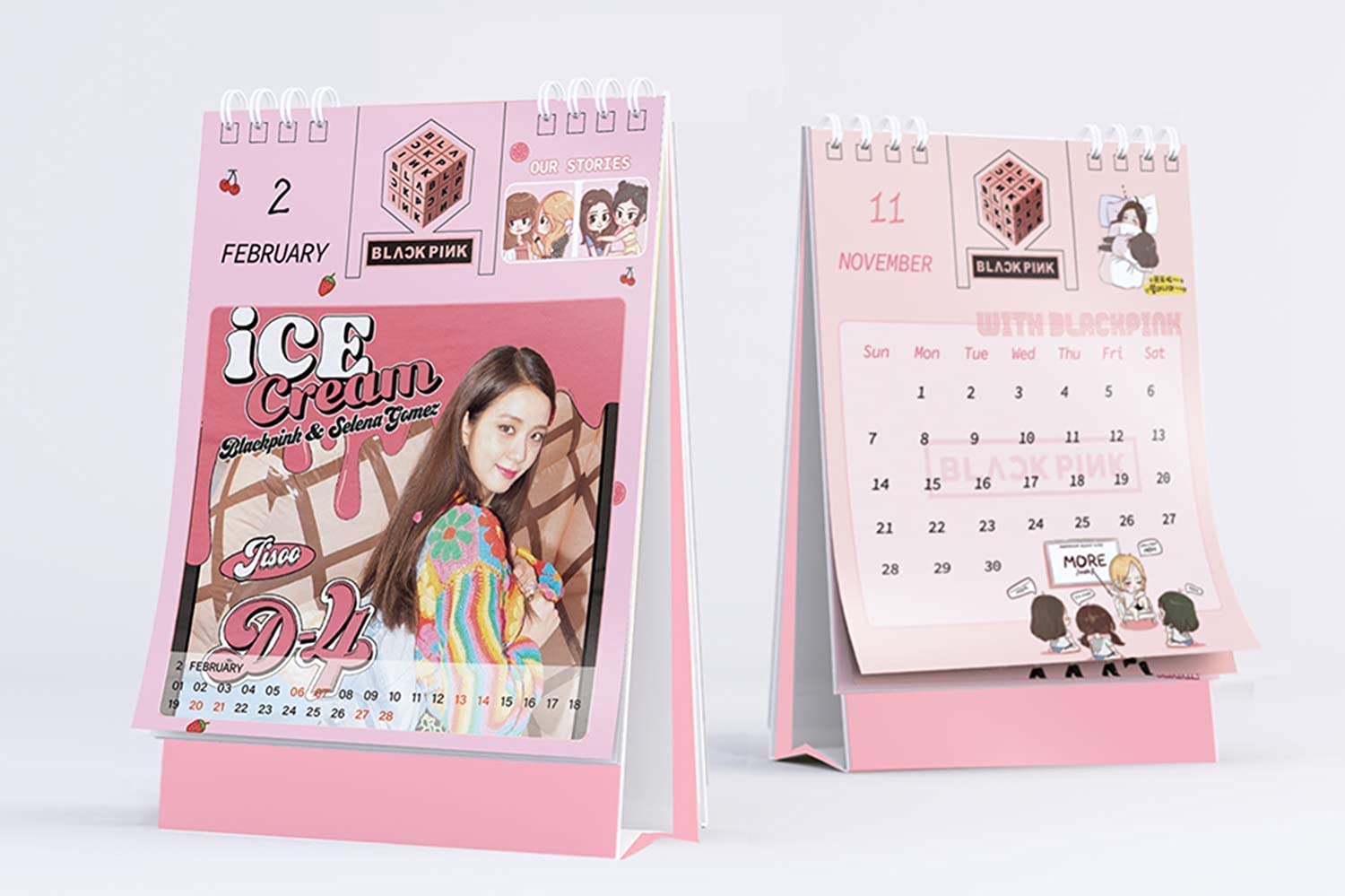 Black Pink Calendario 2021
