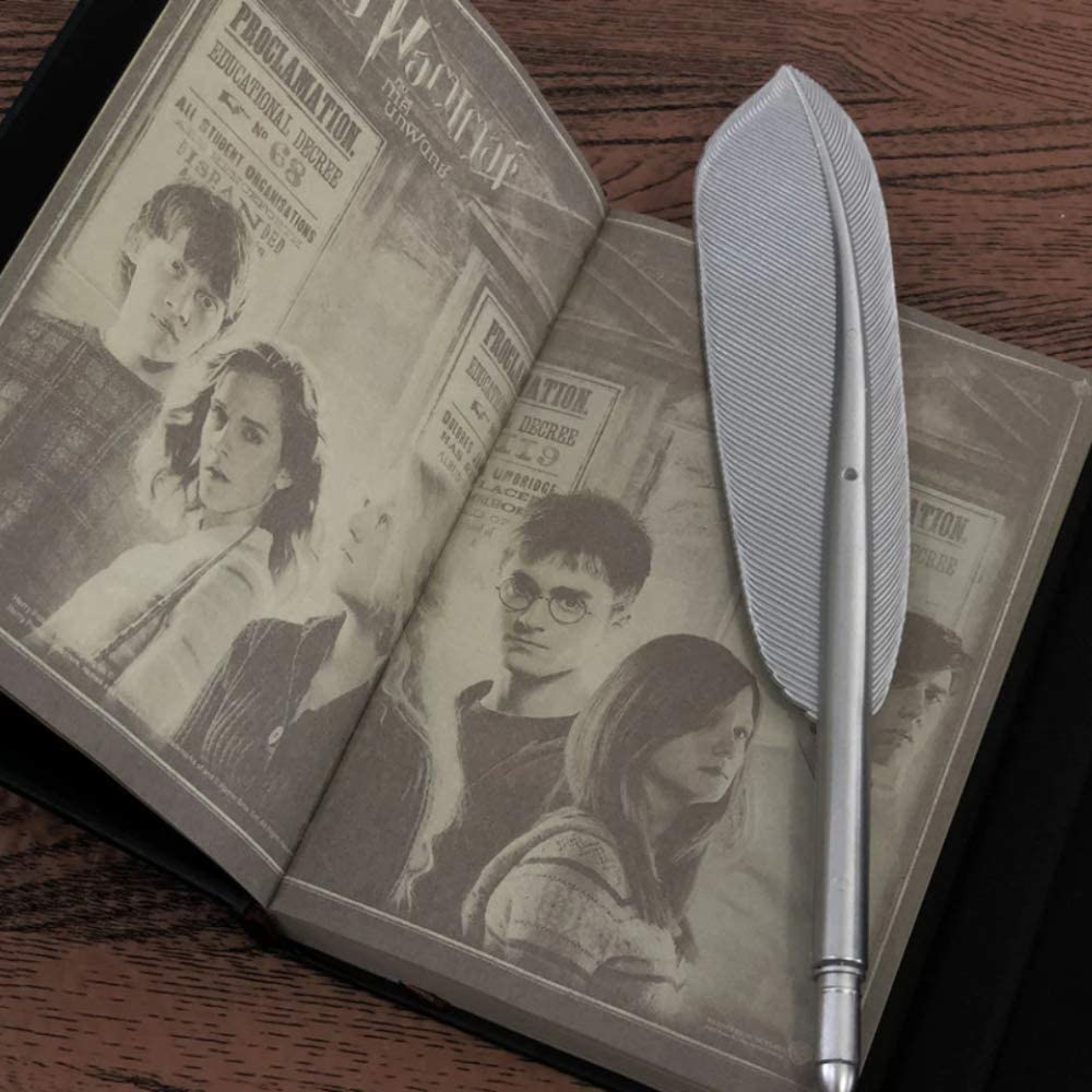Harry Potter Cuaderno Vintage Con Pluma