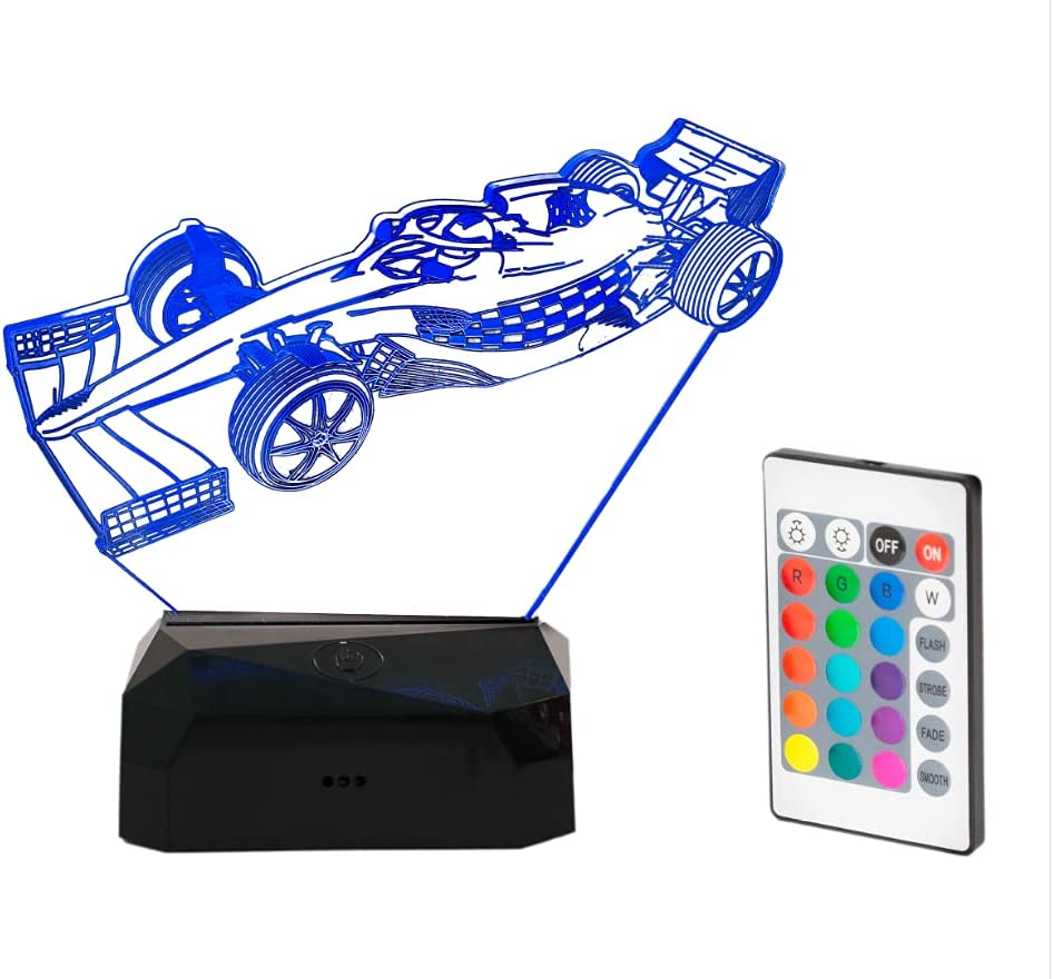 Formula 1 Lampara Holografica 3D