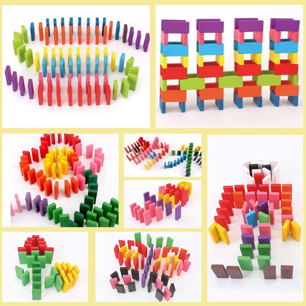 360 Bloques De Domino Colores