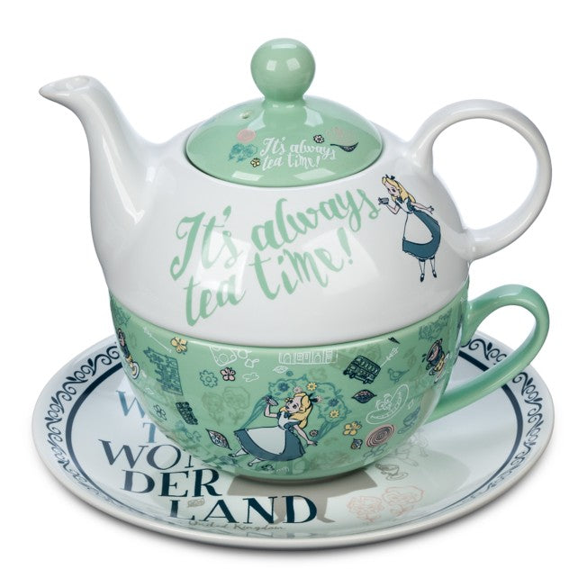 Alicia En El Pais De Las Maravillas Tetera Y Taza