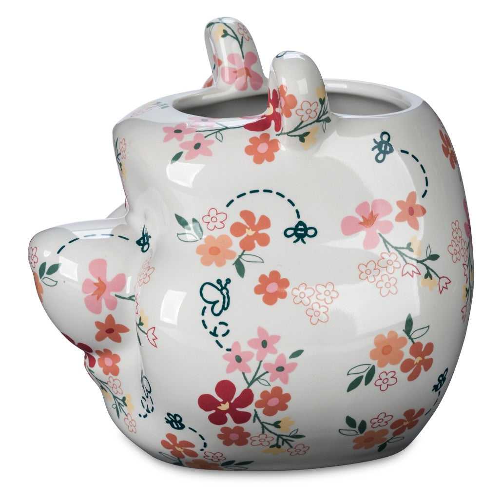 Winnie Pooh Taza Floral Rostro