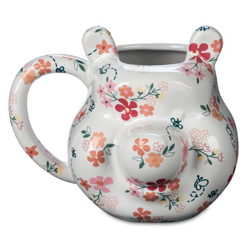 Winnie Pooh Taza Floral Rostro