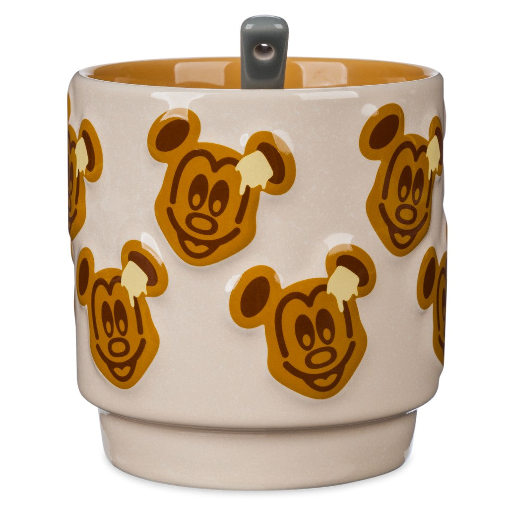 Taza Waffles Mickey Mouse Con Cuchara Desayuno