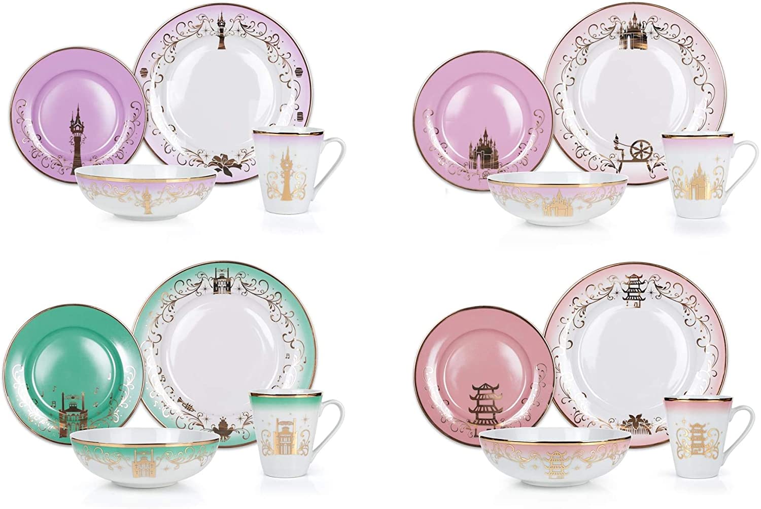 Juego De Vajillas Princesas Cocina Platos
