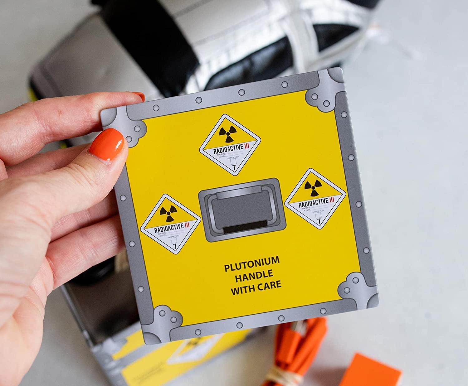 Back to the Future Plutonium - Caja Almacenamiento Lata Volver Al Futuro