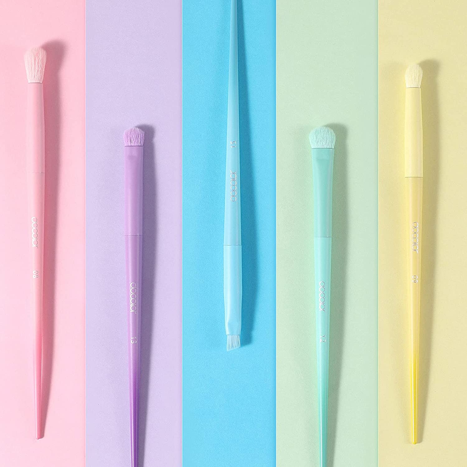 Set De Brochas Maquillaje Pastel Docolor