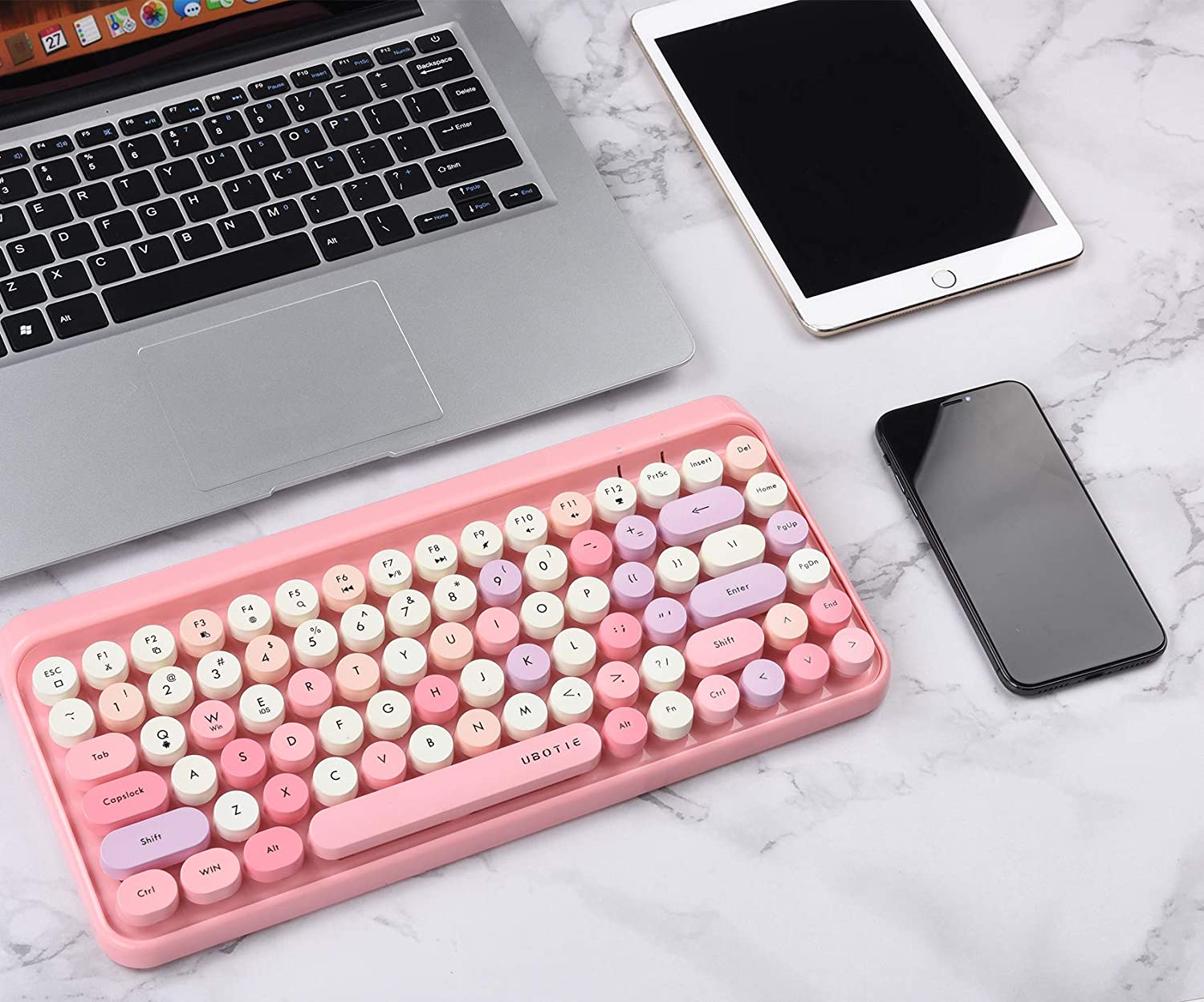 Teclado Portatil Bluetooth Colores