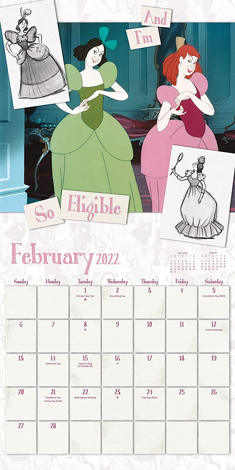 Cenicienta Calendario 2022